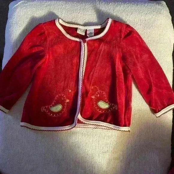 Vintage Talbots Kids Red Sweater 9 months - Picture 7 of 8